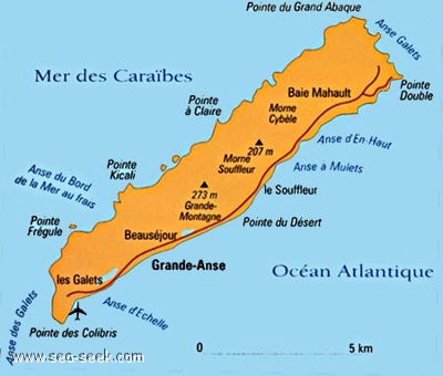 Plage du souffleur - La Désirade - Guadeloupe Tourisme